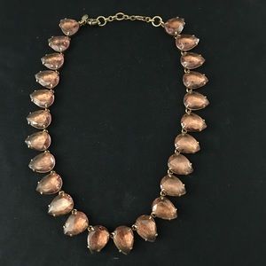 J. Crew Crystal Teardrop Necklace
